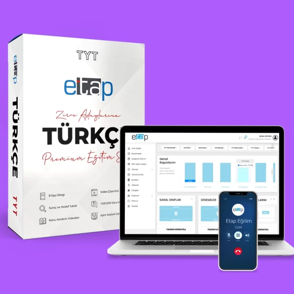 Etap Yayınları Dijital Platform ve Birebir Koçluk Destekli TYT Türkçe Eğitim Seti